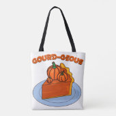 Prachtige pompoen tote bag (Achterkant)