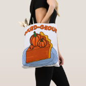 Prachtige pompoen tote bag (Dichtbij)