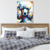 Prachtige poodle canvas afdruk (Insitu (Slaapkamer))
