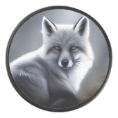 Prachtige poolvos  hockey puck (Voorkant)