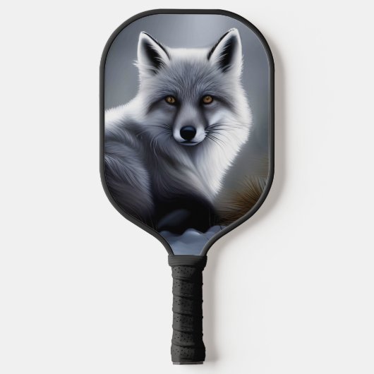 Prachtige poolvos pickleball paddle (Voorkant)