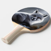 Prachtige poolvos  tafeltennisbatje (Voorkant Gekanteld)