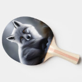 Prachtige poolvos  tafeltennisbatje (Zijkant)