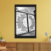 Prachtige poort canvas afdruk (Insitu (Woonkamer))