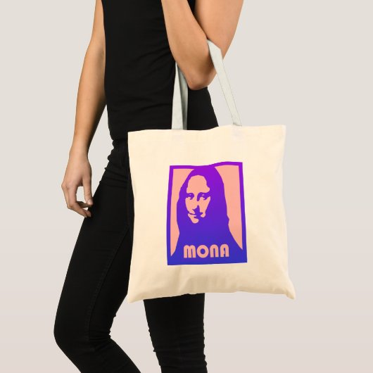 Prachtige Pop Art Style Mona Lisa Print - Tas (Voorkant (product))