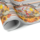 Prachtige populaire Thanksgiving herfst Collectie Cadeaupapier (Rol Hoek)