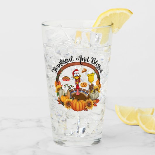 Prachtige populaire Thanksgiving herfst Collectie Glas (Achterkant ijs)