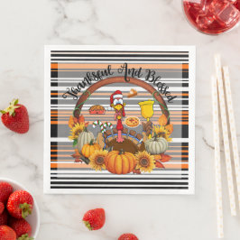 Prachtige populaire Thanksgiving herfst Collectie Servet