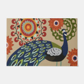 Prachtige porock Doormat, pacock Mat (Voorkant)
