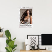 Prachtige Poster Veel Succes Schone Schoonheidswed (Thuiskantoor)