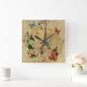 Prachtige  postkaarten collage Eiffeltoren Vierkante Klok (Huis)