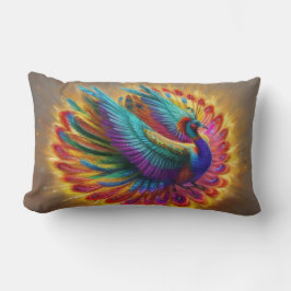 Prachtige pracht pauw kussen