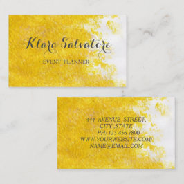 Prachtige, prachtige, magnifieke gele visitekaartje