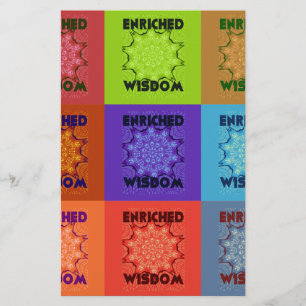 Prachtige prachtige mooie Pop Art Print: Verrijkt Briefpapier