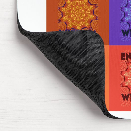 Prachtige prachtige mooie Pop Art Print: Verrijkt Muismat (Hoek)