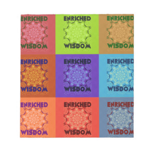 Prachtige prachtige mooie Pop Art Print: Verrijkt Notitieblok