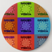 Prachtige prachtige mooie Pop Art Print: Verrijkt Ronde Button 6,0 Cm (Voorkant)