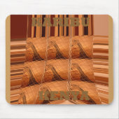 Prachtige, prachtige Mousepad Horizontale Sjabloon Muismat (Voorkant)