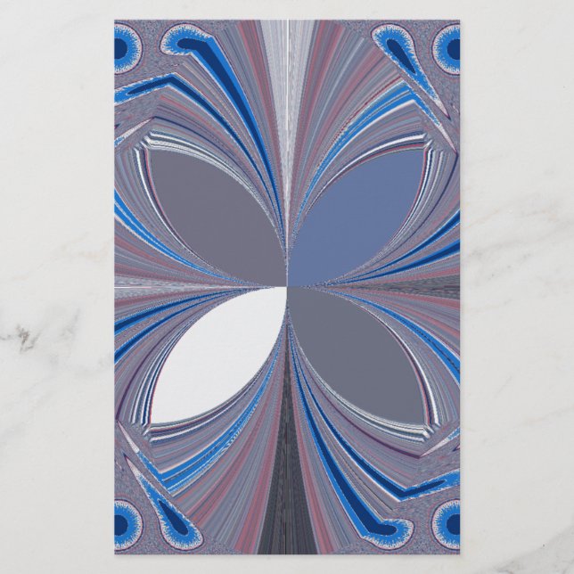 Prachtige prachtige Vlinder zachte blauwe kleuren  (Voorkant)