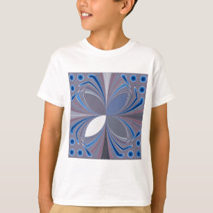 Prachtige prachtige Vlinder zachte blauwe kleuren T-shirt