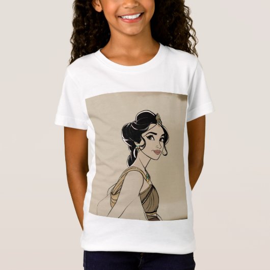 Prachtige prinses Jasmine T-shirt (Voorkant)