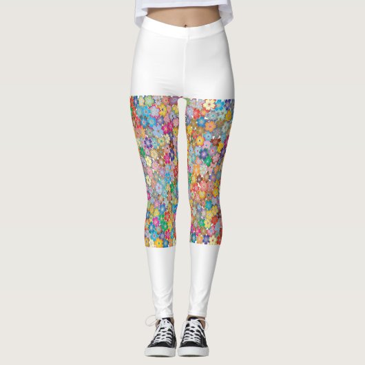 Prachtige print Leggings (Voorkant)
