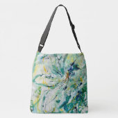 Prachtige print van originele kunst op een crossbo crossbody tas (Achterkant)