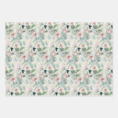 Prachtige Prints van Floral die papierbladen oppak Inpakpapier Vel (Voorkant)
