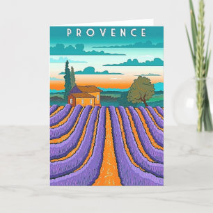 Prachtige Provence Frankrijk Feestdagen Kaart