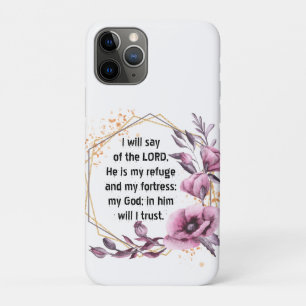 Prachtige psalm 91 Floral iPhone 11 Pro Hoesje