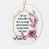Prachtige psalm 91 Ornament van keramische stoffen (Links)