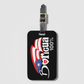 Prachtige Puerto Rico Boricua Bagagelabel (Voorkant (verticaal))