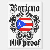 Prachtige Puerto Rico Boricua Taino  Logo Magneet (Voorkant)