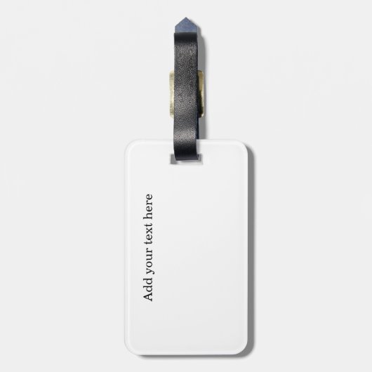 Prachtige Puerto Rico landschap reizen Bagagelabel (Achterkant verticaal)