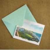 Prachtige Puerto Rico landschap reizen Briefkaart
