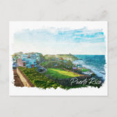 Prachtige Puerto Rico landschap reizen Briefkaart (Voorkant)