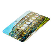 Prachtige Pula Kroatië City olieverfschilderij Magneet (Linkerzijde)