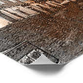 Prachtige Pula Kroatië City Painting Poster (Hoek)