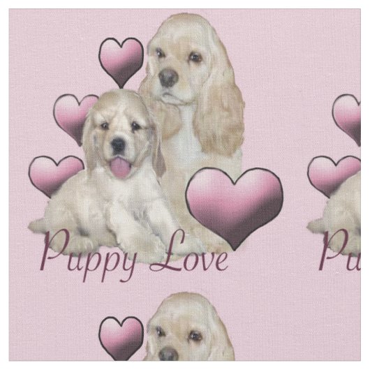 Prachtige 'puppy love' stof (Close Up)