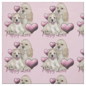 Prachtige 'puppy love' stof (Swatch)