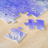 Prachtige puzzel met Happy Seal Swimming (Zijkant)