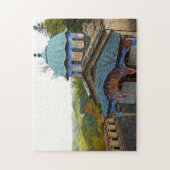 Prachtige puzzel van een Bulgaars-orthodoxe kloost (Verticaal)