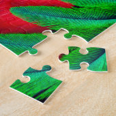 Prachtige Quetzal veerontwerp Legpuzzel (Zijkant)