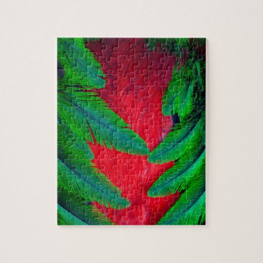 Prachtige Quetzal veerontwerp Legpuzzel (Verticaal)