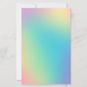 Prachtige Rainbow Gradient Stationery Paper (Voorkant)