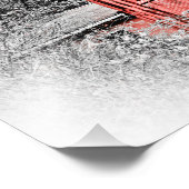 Prachtige Red Barn Foto Afdruk (Hoek)