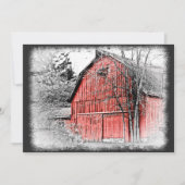 Prachtige Red Barn Kaart (Voorkant)