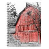 Prachtige Red Barn Notitieboek (Voorkant)