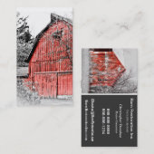 Prachtige Red Barn Visitekaartje (Voorkant / Achterkant)