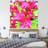 Prachtige Red Barron Crabapple Foto Canvas Afdruk (Insitu (Slaapkamer))